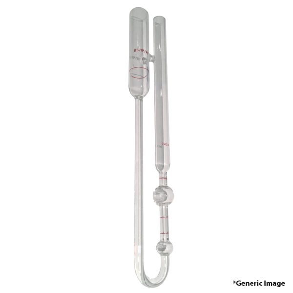 2590: Calibrated U-Tube Reverse Flow Viscometer Size Code 9